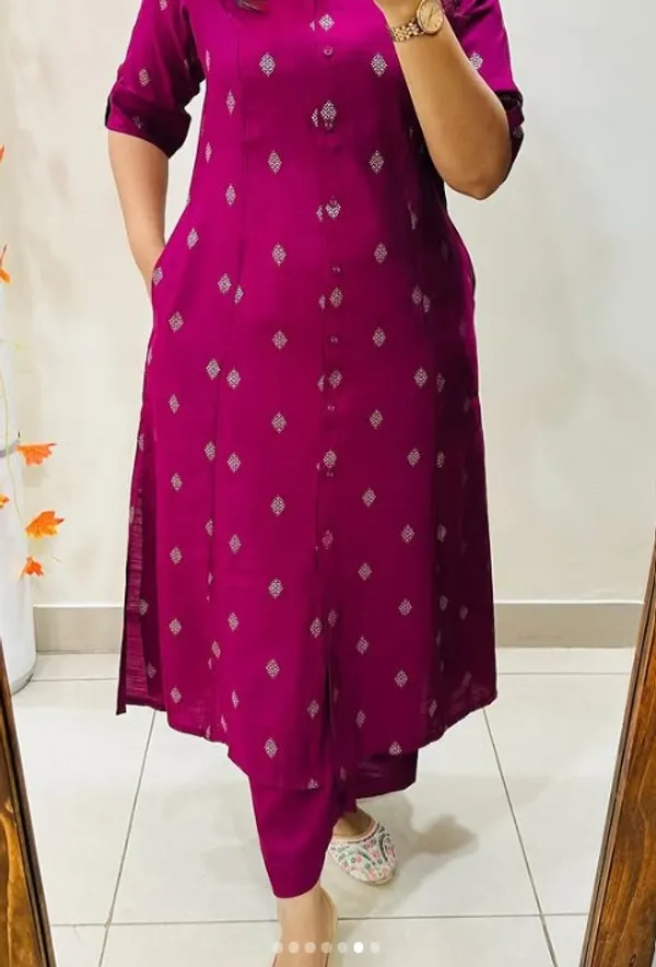Purple_Butti_Soft_Cotton_Kurta_Set
