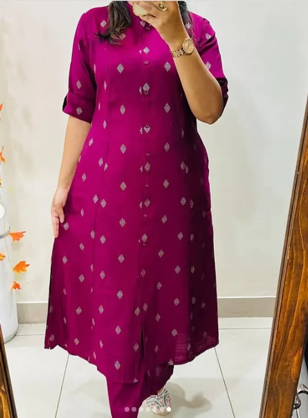 Purple_Butti_Soft_Cotton_Kurta_Set