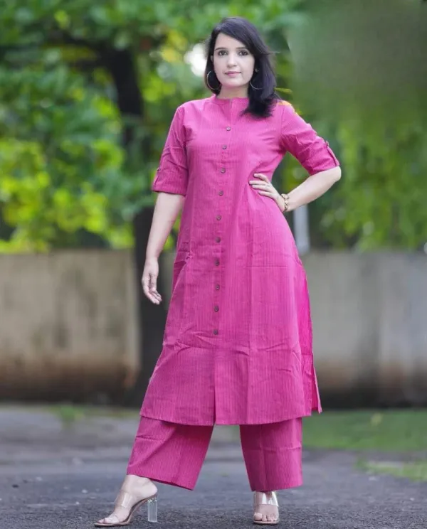 Women_Self_Design__Pink_Cotton_A-line_Katha_kurta_and_plazo_Set