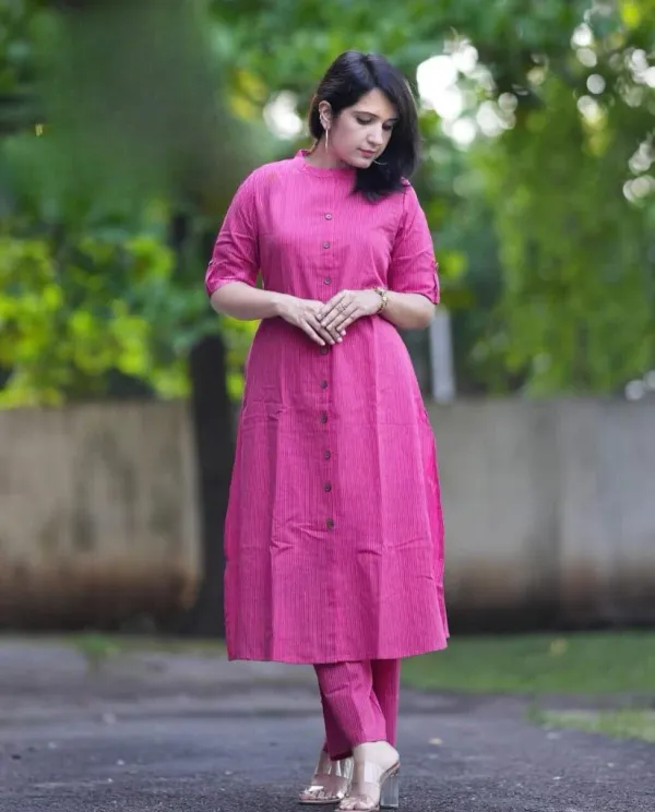 Women_Self_Design__Pink_Cotton_A-line_Katha_kurta_and_plazo_Set