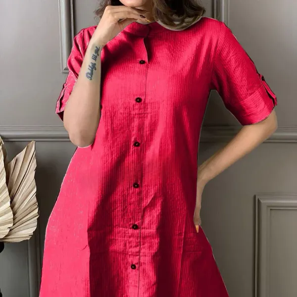 Women_Self_Design__Red_Cotton_A-line_Katha_kurta_and_plazo_Set