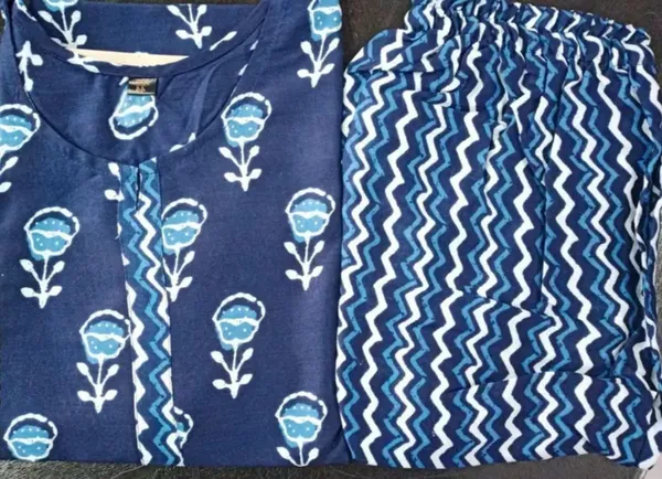 Women_Viscose_Indigo_Cotton_Kurta_Palazzo_Set