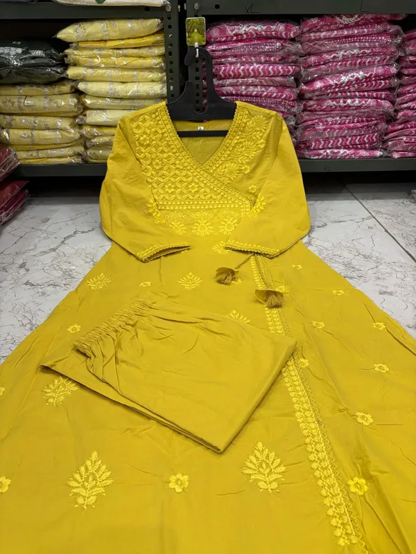 Yellow_Lakhnavi_Kurta_pant
