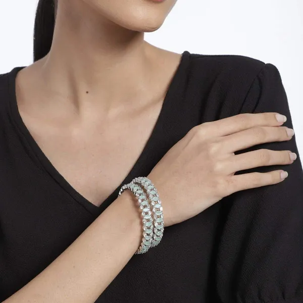 Silver_Set_Of_2_Gold-Plated_Green_Ad-Studded_Handcrafted_Bangles_For_Women_&_Girls