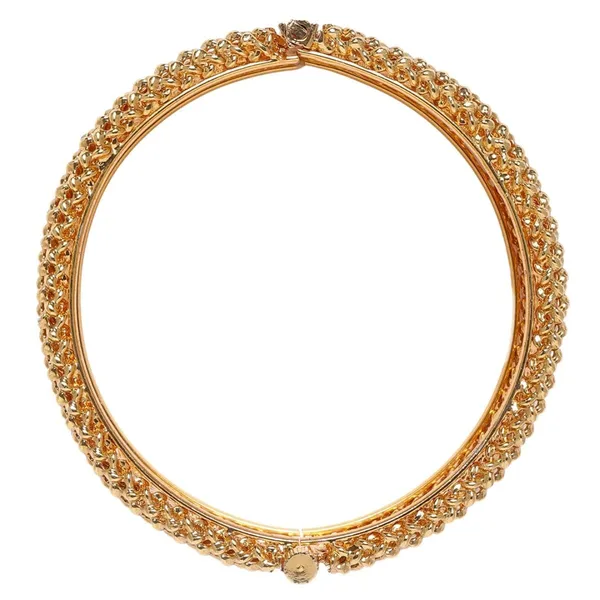 Gold_Women'S_Set_Of_2_24_Kt_Gold-Plated_Handcrafted_Bangle_-_2.8