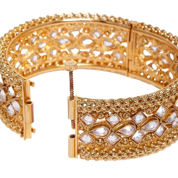 Gold_Women'S_Set_Of_2_24_Kt_Gold-Plated_Handcrafted_Bangle_-_2.8