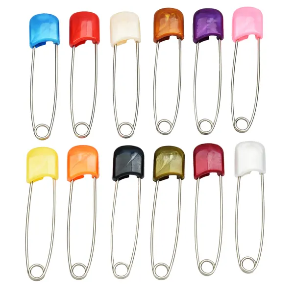 Multicolor_Silver_Plated_Multicolour_Acrylic_Material_And_Stainless_Steel_Used_Safety_Pins/Saree_Pins/Hijab_Pins/Nappy_Pins_For_Women_And_Girls_(Pack_Of_12)