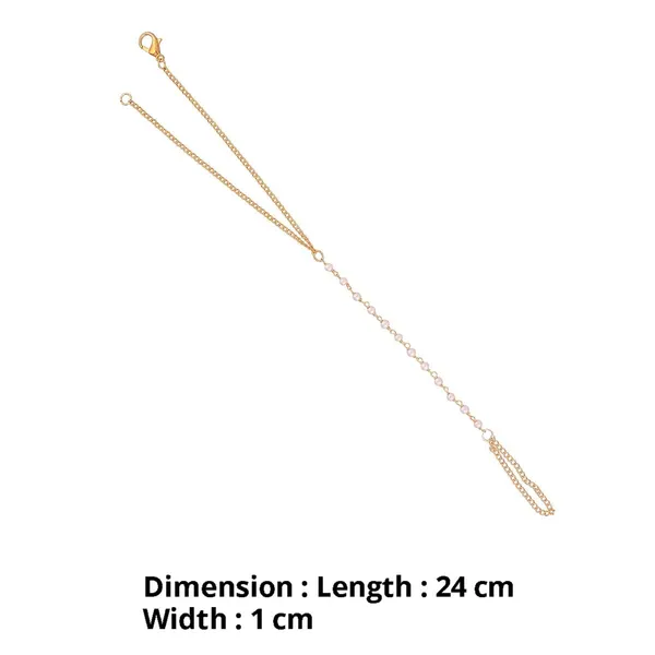 Gold_Plated_Traditional_Jewellery_Inspired_Delicate_Tiny_Pearls_Chain_Bracelet_With_Ring/Hathphool/Ring_Bracelet_For_Women_And_Girls_Pack_Of_1