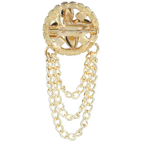 Red_And_Gold_Classic_Vintage_Rhinestone_Brooch_With_Tassles