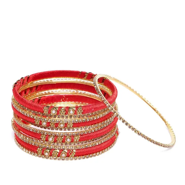 Multicolor_Traditional_Silk_Thread_Multicolour_Bangles_With_Sparkling_Rhinestones_Embellished_Metallic_Bangles_Pack_Of_6_Sets_Colour_For_Women_And_Girls