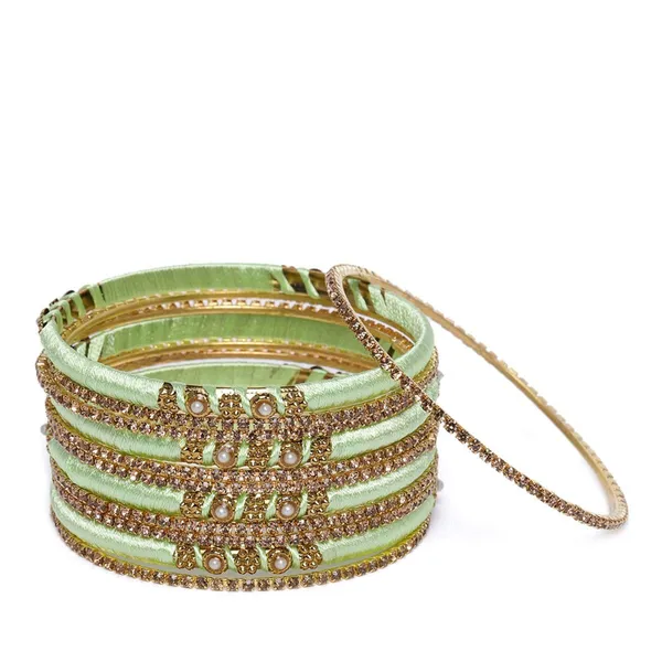 Multicolor_Traditional_Silk_Thread_Multicolour_Bangles_With_Sparkling_Rhinestones_Embellished_Metallic_Bangles_Pack_Of_6_Sets_Colour_For_Women_And_Girls