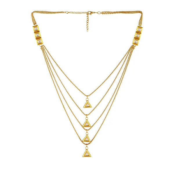 Gold_Traditional_Elegant_Kundan,Chains_Layered_Necklace_For_Women_And_Girls_Pack_Of_1