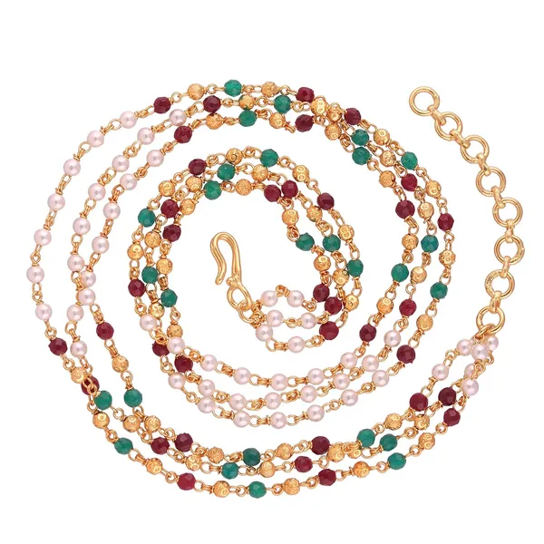 Multicolor_Delicate_Layered_Wedding_Jewellery_Gold,_Ruby_Emerald_And_Pearl_Jaipuri_Ganthan_Mala_Choker_Necklace_For_Women_And_Girls_Pack_Of_1