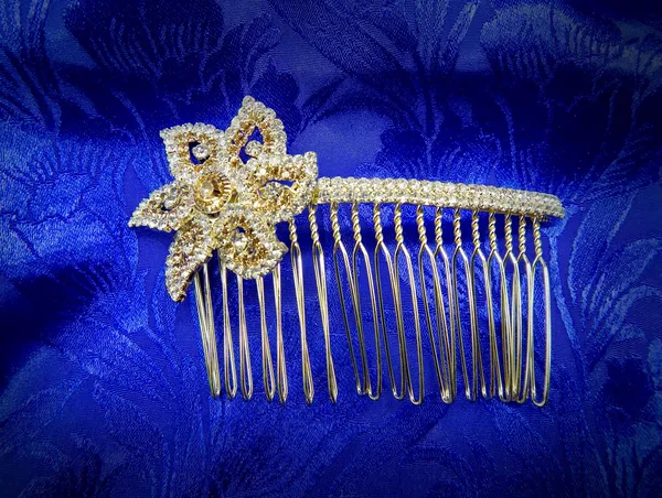 Gold_Bridal_Hair_Accessories_Hair_Clip/Comb_Pin/Jooda_Pin_For_Girls_And_Women