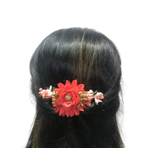 Multicolor_Multicolor_Pack_Of_3_Acrylic_Comb_Indo_Western_Fancy_Hair_Clip/Side_Pin/Comb_Pin/Jooda_Pin_Hair_Accessories_With_Cloth_Flower_For_Women_And_Girls_Pack_Of_3_|_Gifting_For_Karwachauth_|
