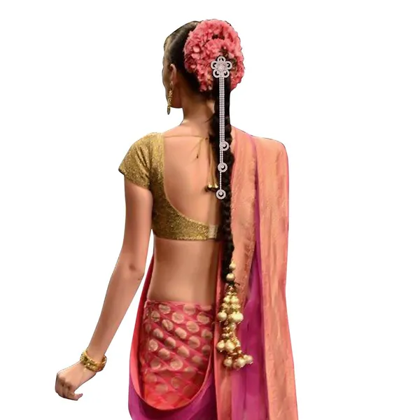 Rhinestone_2_In_1_Choti_And_Saree_Challa_For_Women