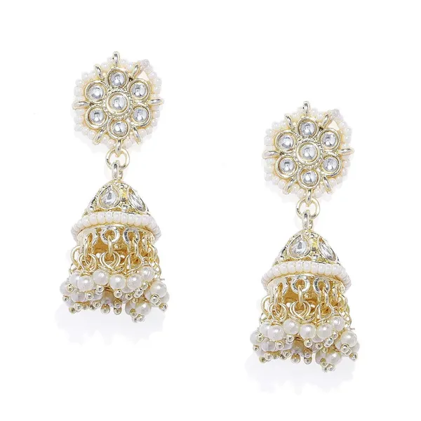 Gold_Presents_Traditional_Gold_Plated_Kundan_And_Pearls_Small_Size_Jhumki_Earrings_For_Women_And_Girls_|_Elegant_Gold_&_White_Jhumkas_|_Perfect_Gifting_For_Karwachauth_&_Special_Occasions_|_Pair_Of_1