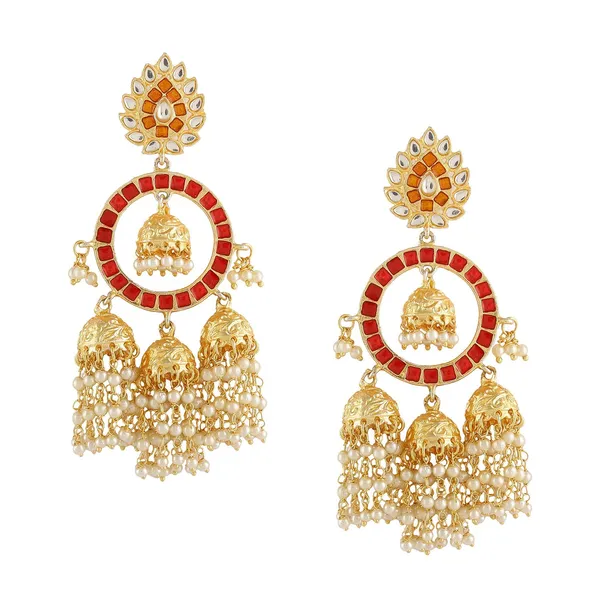 Gold_Plated_Traditional_Bahubali_Style_Jhumki_Earrings_For_Women