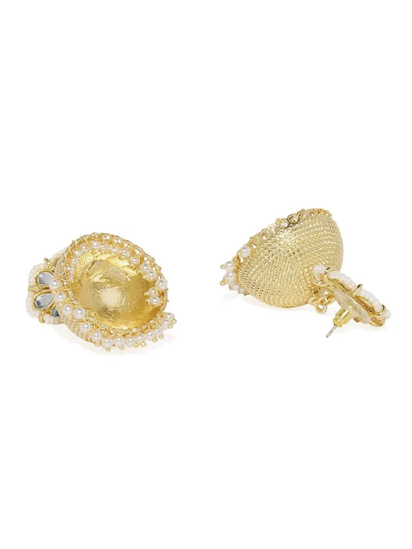 Gold_Plated_Traditional_And_Ethnic_Wear_Kundan_And_Pearls_Embellished_Statement_Jhumki_Earrings_With_Push_Back_Closure_For_Women_And_Girls_Pack_Of_1_Pair_|_Gifting_For_Karwachauth_|