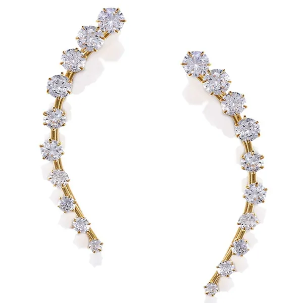 Gold_Plated_Contemporary_American_Diamond_Embellished_Delicate_Light_Weighted_Ear_Cuffs_With_Clip_On_Closure_For_Women_And_Girls_(Pack_Of_1)