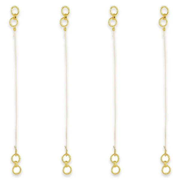 White_Contemporary_Plastic_Gold_Plated_&_Brass_And_American_Diamond_Earring_Support_Ear_Chain_For_Women_&_Girls,_Gold