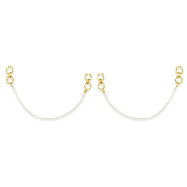 White_Contemporary_Plastic_Gold_Plated_&_Brass_And_American_Diamond_Earring_Support_Ear_Chain_For_Women_&_Girls,_Gold