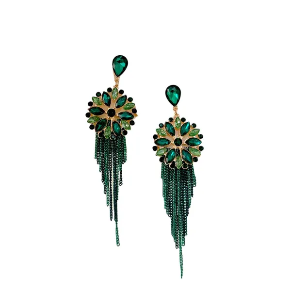 Green_Gold_Plated_Stunning_Emerald_Green_Semi_Precious_Stones_Studded_Statement_Dangle_Earrings_For_Women_And_Girls