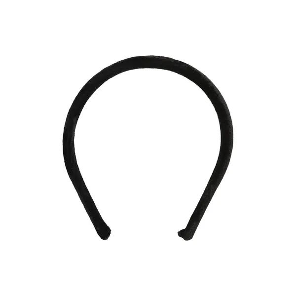 Black_Velvet_Fabric_Black_Color_Stretchable_Gym_Wear_&_Casual_Wear_Hair_Bands_For_Girls/Headbands_For_Women/Hair_Accessories_For_Women_And_Girls_Pack_Of_2