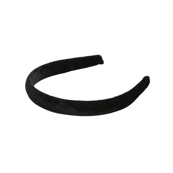 Black_Velvet_Fabric_Black_Color_Stretchable_Gym_Wear_&_Casual_Wear_Hair_Bands_For_Girls/Headbands_For_Women/Hair_Accessories_For_Women_And_Girls_Pack_Of_2