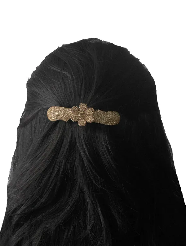 Gold_Studded_Back_Clip_Hair_Accessories_For_Women