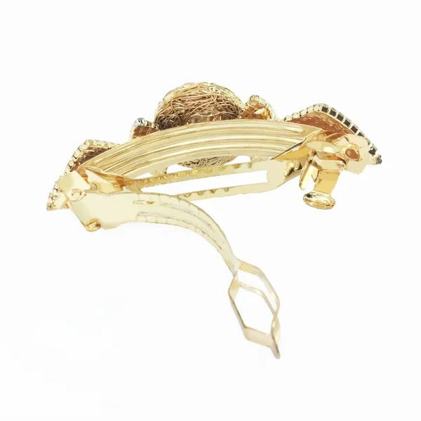 Gold_&_White_Jewellery_Back_Hair_Clip_Hair_Barrette_Hair_Accessories_For_Women_And_Girls_Pack_Of_1