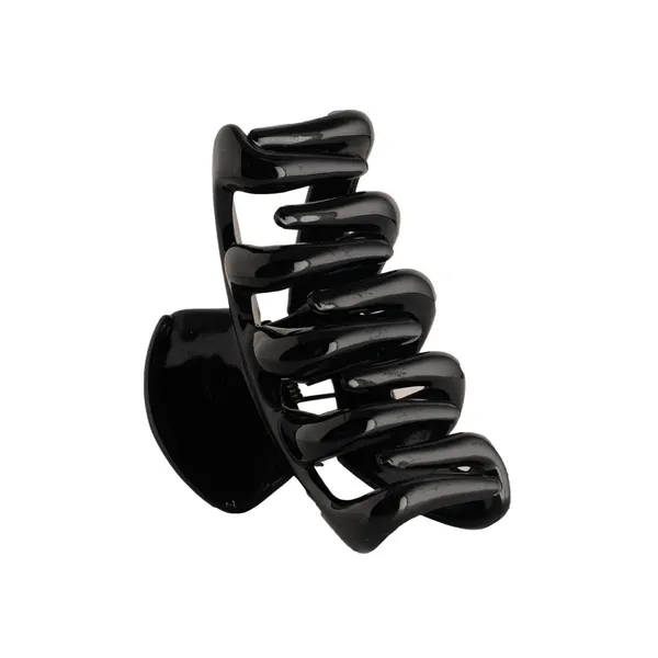 Black_Acrylic_Material_Daily_And_Casual_Wear_Geometric_Shape_Design_Shiny_Black_Colour_Small_Size_Hair_Butterfly_Clips/Hair_Claw_Clips_Pack_Of_3_For_Women