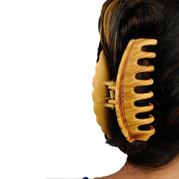 Gold_Xl_Jumbo_Hair_Clips_For_Women/Girls_-_Acrylic_Material,_Durable_&_Stylish,_Perfect_For_Everyday_Use_(Brown,_Light_Brown_&_Dark_Brown_Shades)