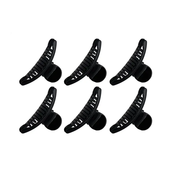 Black_Acrylic_Material_Medium_Size_Butterfly_Clips/Claw_Clips/Hair_Clutchers_Clips_With_Tight_Grip_For_Women_And_Girls_(Pack_Of_6)_(Black)