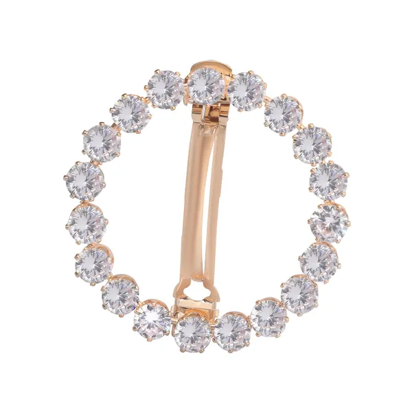 Gold_Ethnic_Rose_Gold_-_Toned_American_Diamond_Stone_Studded_Handcrafted_Delicate_French_Barrette/Hair_Pin/Hair_Clip_For_Women_And_Girls_Pack_Of_1