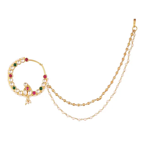 Bridal_Jadau_Kundan_Nose_Ring_With_Chain