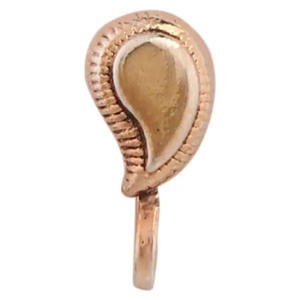 Gold_Plated_Antique_Kairi(Mango)_Shaped_Traditional_(Nathni)_Girls_And_Women