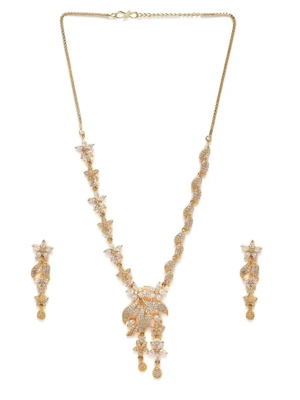 Gold_Silver-Toned_Gold_Plated_Cz_&_Ad_Studded_Handcrafted_Jewellery_Set_For_Women_&_Girls