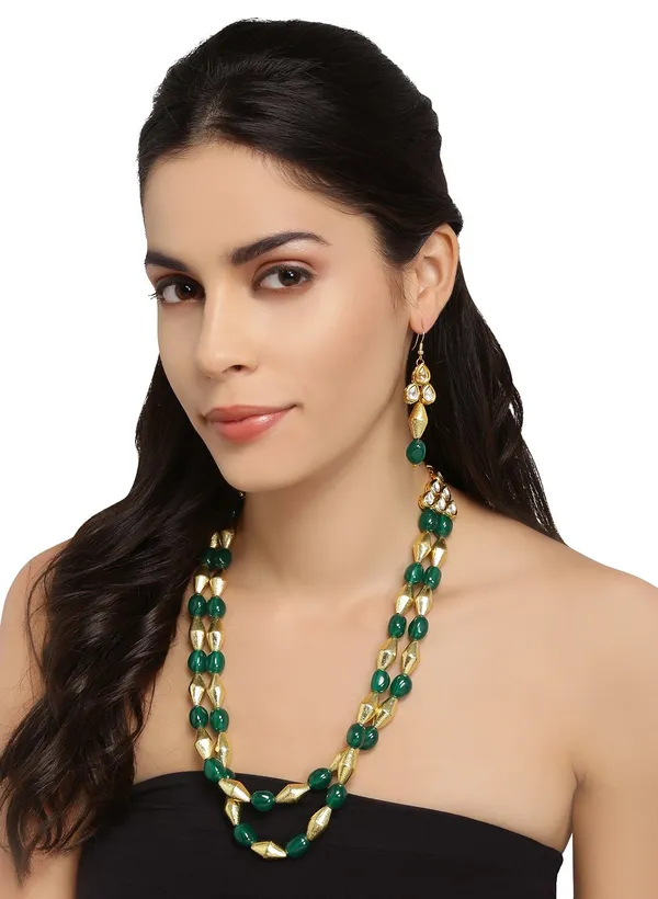 Delicate_Kundan_Dholki_Beads_Necklace_With_Matching_Dangle_Drop_Earrings_For_Women_And_Girls_Set_Of_1
