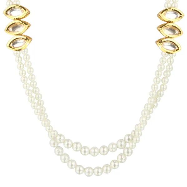 White_Traditional_Two_Line_Pearl_And_Vilandi_Kundan_Mala_Necklace_For_Women_And_Girls_Pack_Of_1