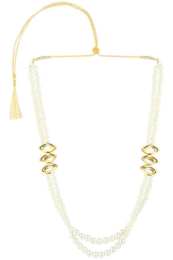 White_Traditional_Two_Line_Pearl_And_Vilandi_Kundan_Mala_Necklace_For_Women_And_Girls_Pack_Of_1