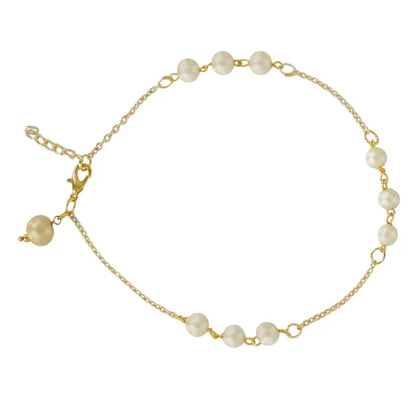 Gold_Plated_Traditional_Delicate_Light_Weighted_Chain_Anklet_Payal_Embellished_With_Pearls_And_Secure_With_Lobster_Hook_For_Women_And_Girls_Pack_Of_1