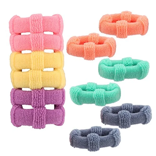 Multicolor_Rubber_Hair_Band_-_Set_Of_12_Pcs_For_Women_And_Girls_Light_Shades