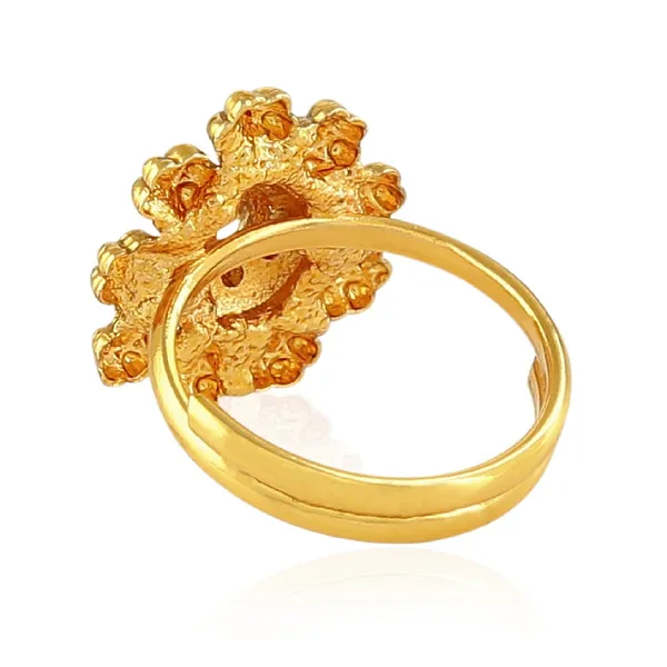 Gold_Color_Copper_Material_Traditional_Tilak_Shaped_Toe_Ring_For_Women_And_Girls_Pair_Of_1
