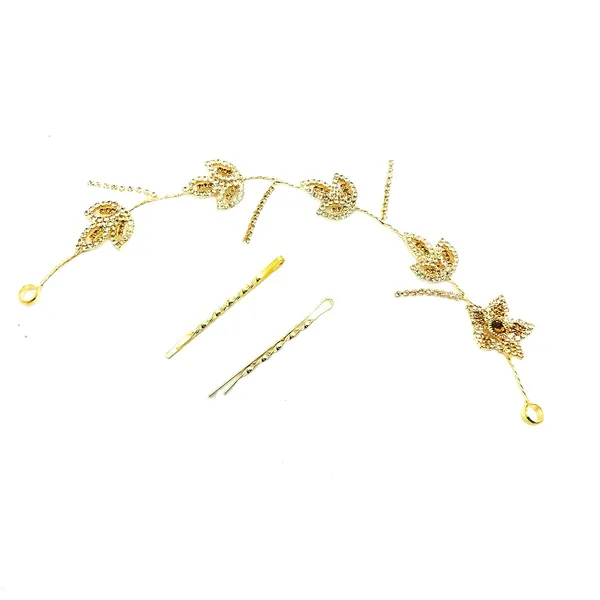 Gold_&_White_Stone_Studded_Wedding_And_Party_Fancy_Tiara_With_Pin_Hair_Accessories_For_Women_&_Girls