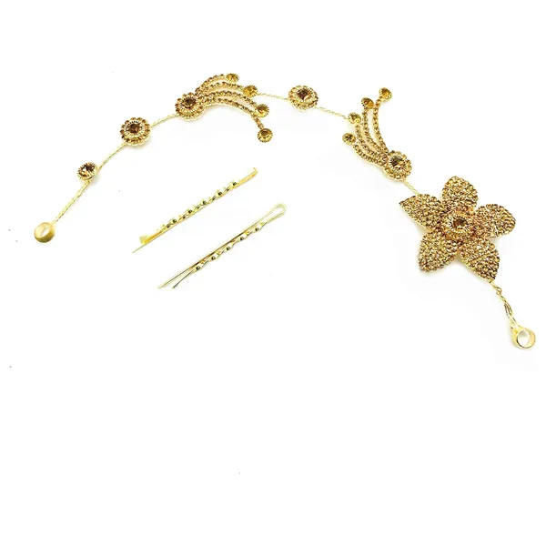Gold_Flower_Stone_Studded_Wedding_And_Party_Fancy_Tiara_With_Pin_Hair_Accessories_For_Women_&_Girls