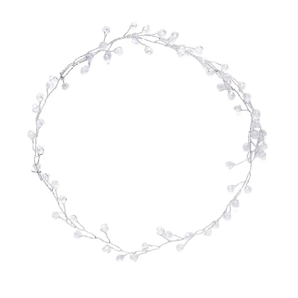Silver_Plated_Crystals_Floral_Beaded_Bridal_Wedding_Hair_Styling_Tiara_Comb_Indo_Western_Fancy_Hair_Clip/Side_Pin/Comb_Pin/Jooda_Pin_Hair_Accessories_With_Pearls_For_Womens_&_Girls