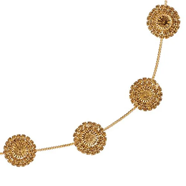 Gold_Wedding_And_Party_Fancy_Rhinestones_Tiara_With_Pin_For_Women_&_Girls