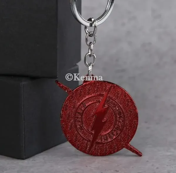 Flash_Logo_Superhero_Metal_Keychain
