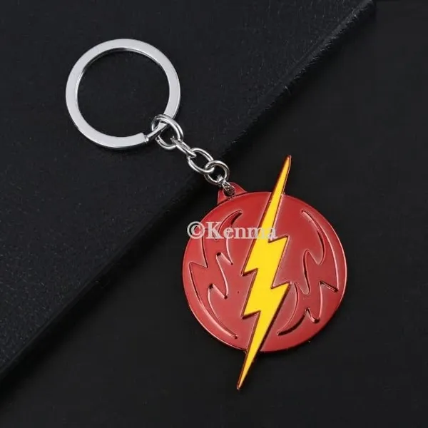 Flash_Logo_Superhero_Metal_Keychain
